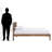 Primrose Solid Brown Wood Full-Sized Platform Bed, 40.69'' H X 57.25'' W X 78.77'' L-1503792455