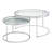 Masiey 2 - Piece Glass Top Living Room Table Set-98536136