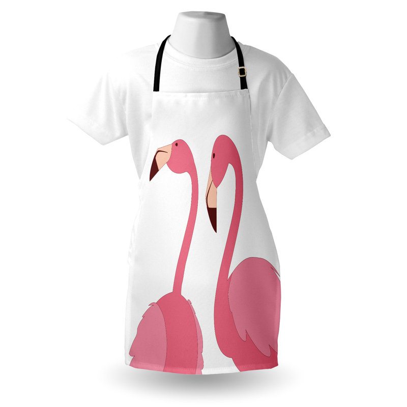 Tablier de flamant rose East Urban Home