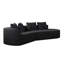 Canapé modulaire surdimensionné moderne en chenille surdimensionné-717207399