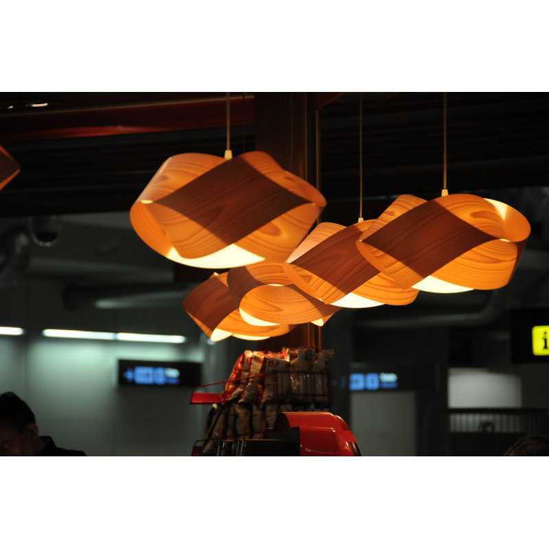 Nut 1 - Light Pendant, GU24, Gray, Brushed Nickel