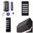 Amreen Aluminum Waterproof 9.75"H Black Dimmable LED Outdoor Wall Light