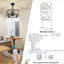 Ventilateur de plafond en cage en métal à 4 pales 7 pales 18,5 po Garren avec télécommande et ensemble d'éclairage inclus