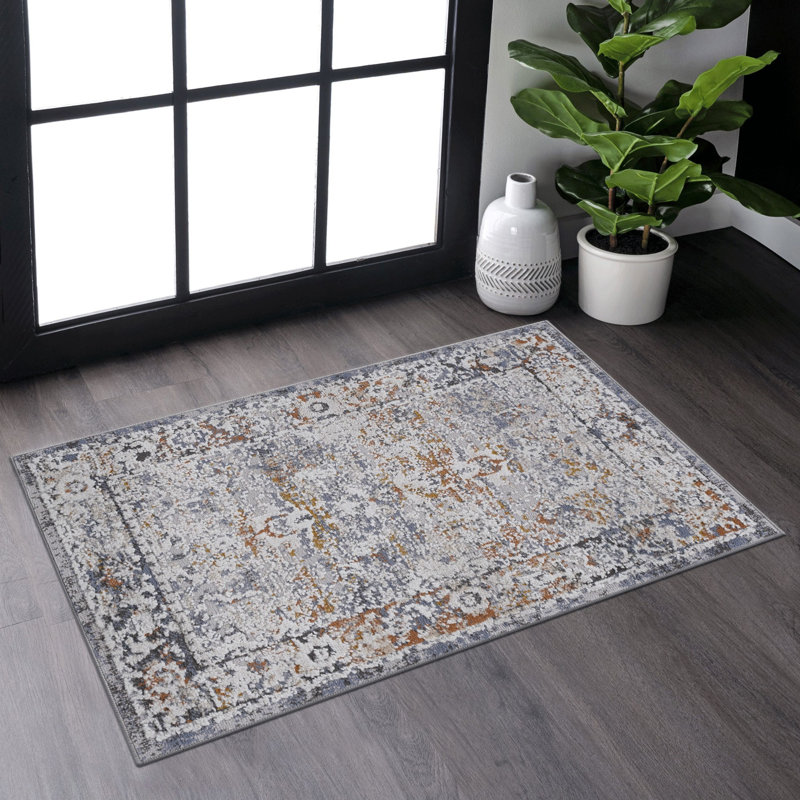 Traditional Anti-Shedding Stylish Stain Resistant Area Rugs, Rectangle 2' x 3'