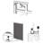 7/16 in. Window Screen Bottom Latches, Mill