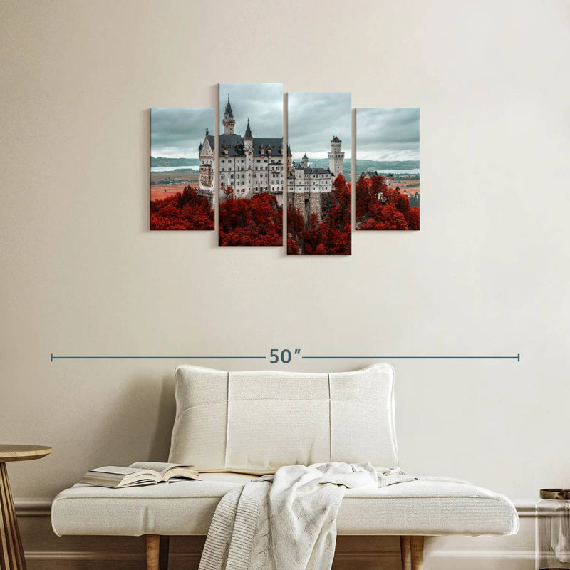 Château Lilie Grand Neuschwanstein, H 22 po x l 36 po