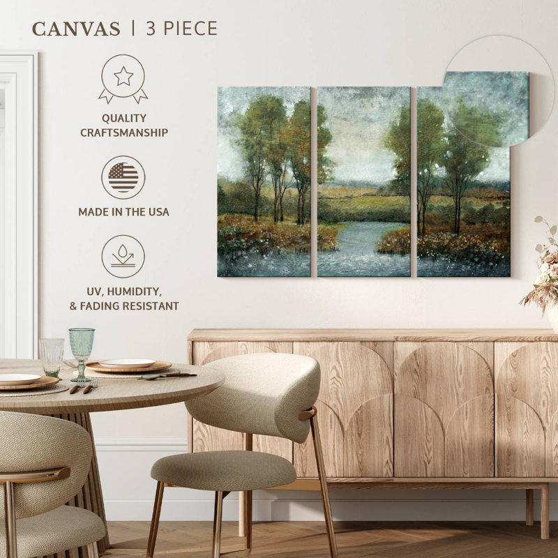 Alvord Stream Side II, 20" H x 33" W