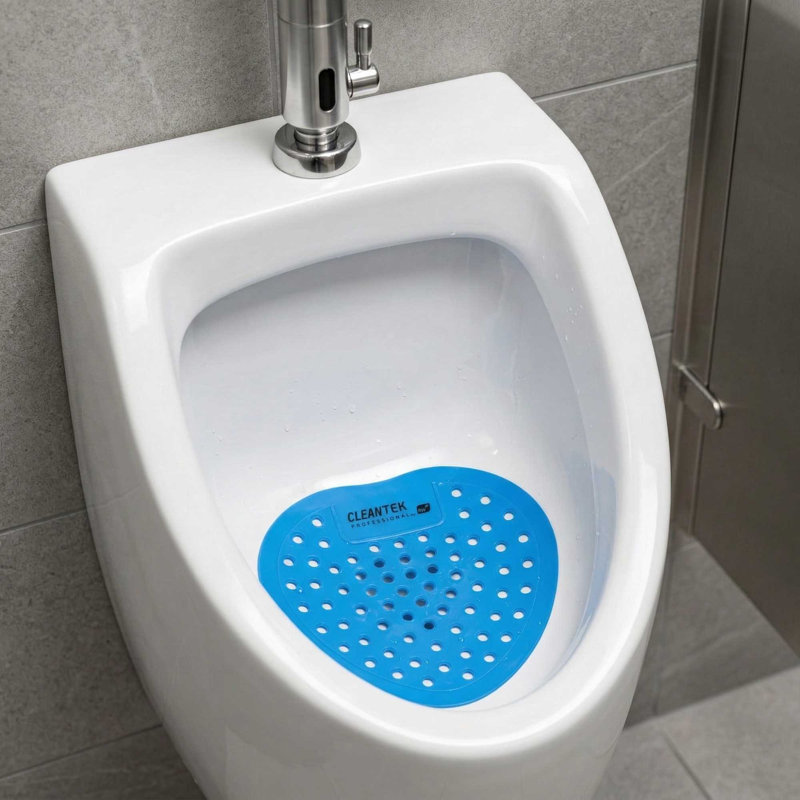  Éliminateur d'odeurs pour salle de bain en plastique avec gants Urinal, Bleu