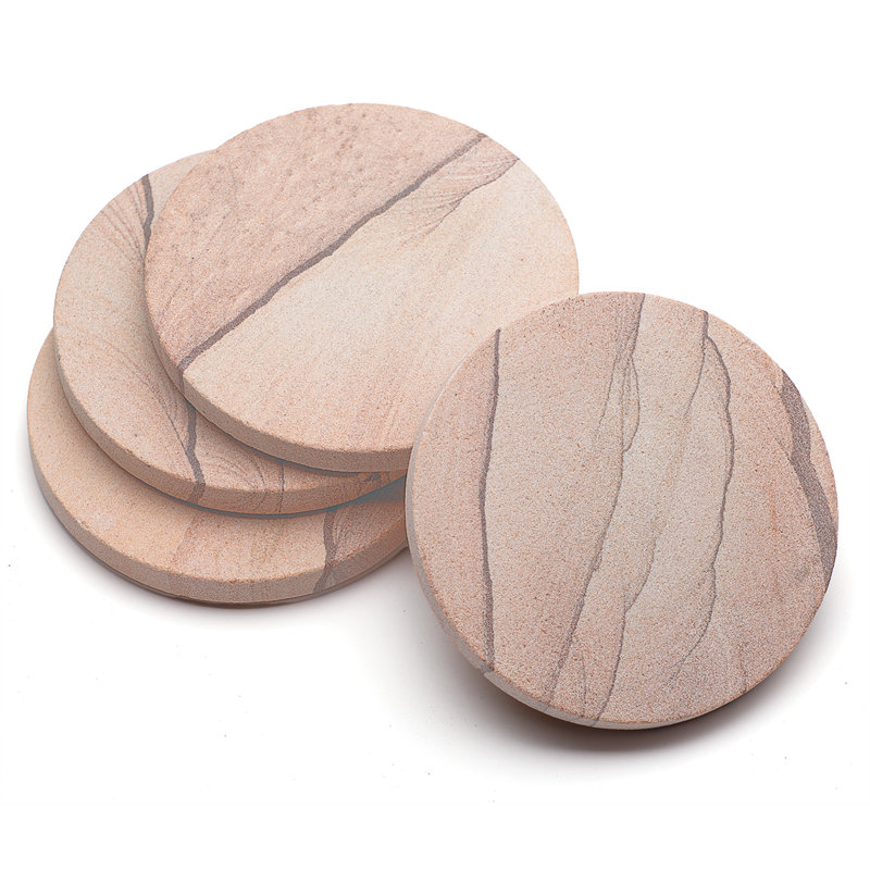 Ensemble de sous-verres en grès cinabre Thirstystone