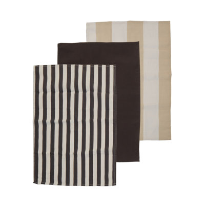 Cotton Stripe Waffle Tea Towel Kitchen Towel