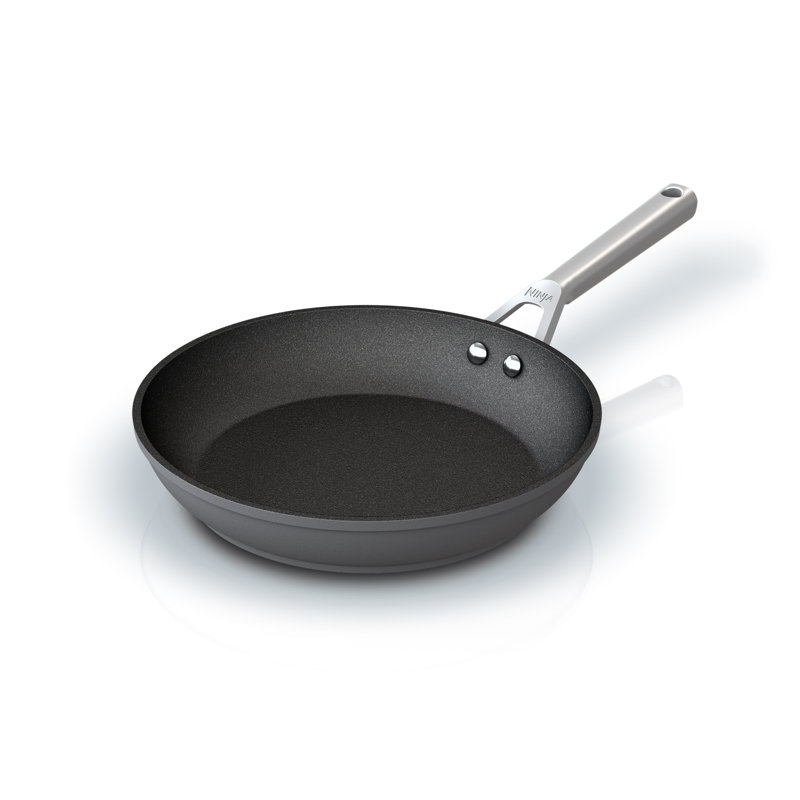 Slate Grey 8-Piece Nonstick Aluminum Cookware Set with Glass Lids