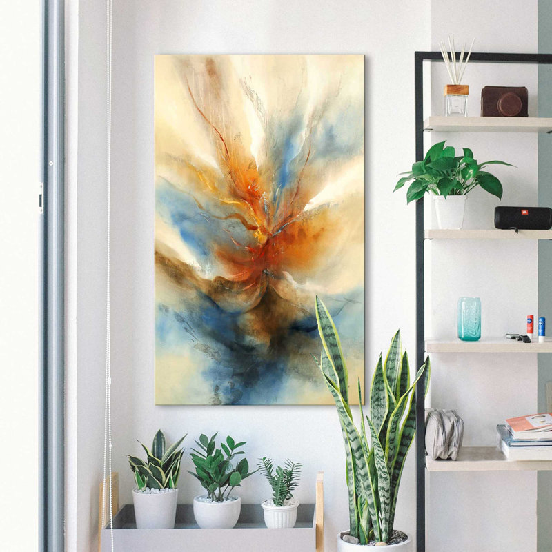 Citrina I - Peinture, Toile tendue, H 60 po x l 36 po x P 1,5 po