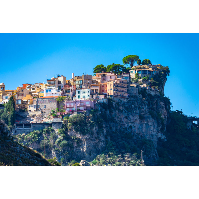Castelmola: Sicilian Village by MariusLtu - Wrapped Canvas Print, 81cm H x 122cm W