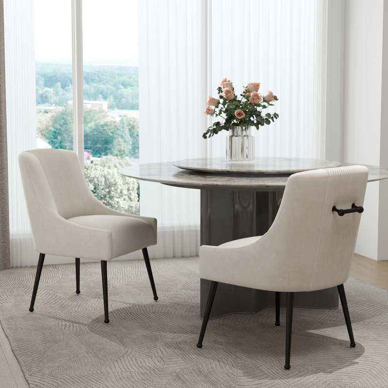 Chaise d'appoint Dinnington, Beige
