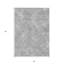 Tapis d'intérieur lavable à motif géométrique argenté 5 pi x 8 pi