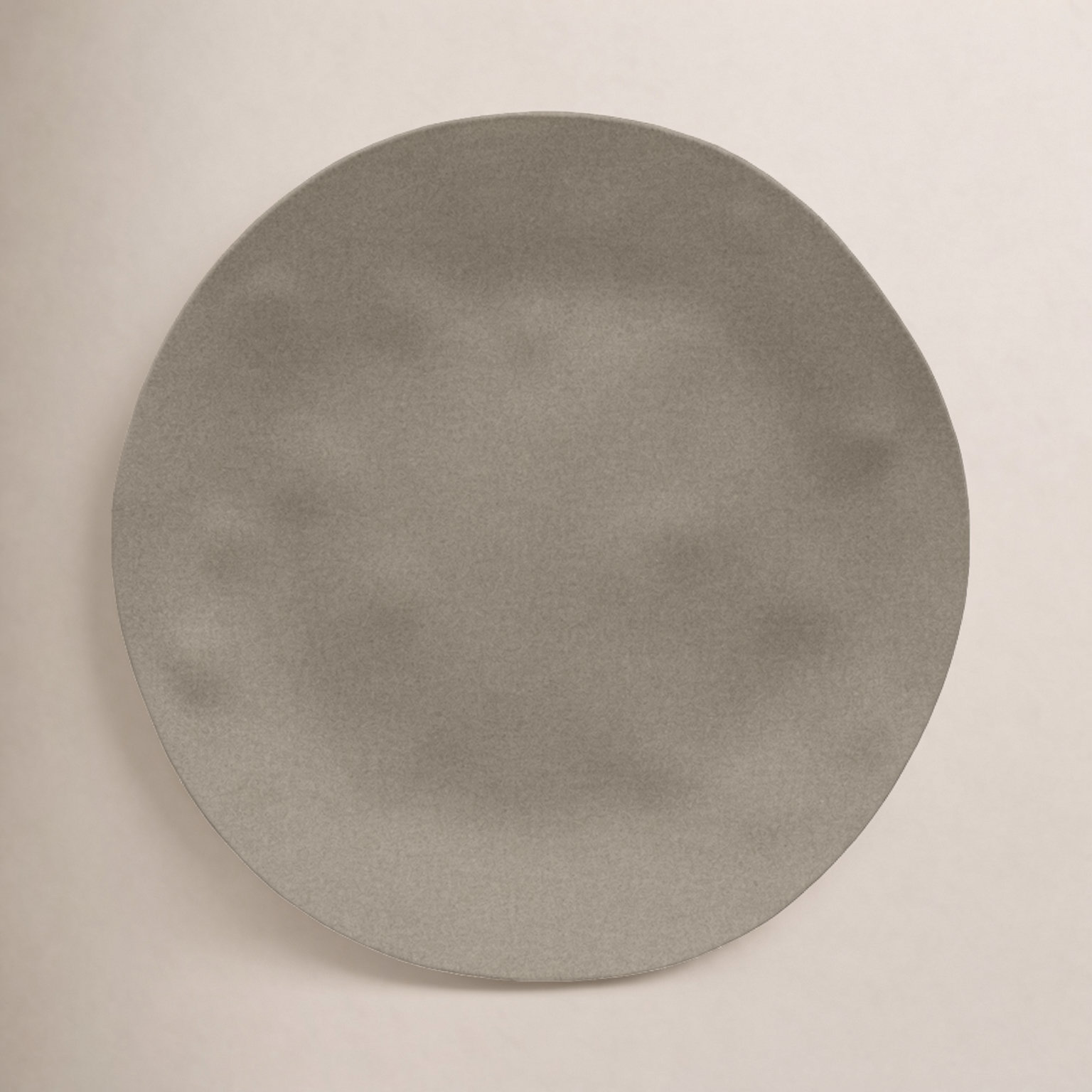 Laya Melamine Salad Plate, Gray