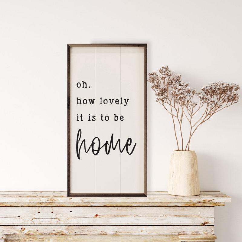 Oh How Lovely - blanc, H 16 po x l 8 po