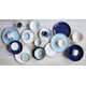 Canvas Home Shell Bisque Porcelain 16 Piece Dinnerware Set, Service for 4