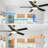 52" Ceiling Fan w/ LED Lights, 3 Color Temprature, Quiet DC Motor 6 Speed w/ Remote Control-782485421-782485417