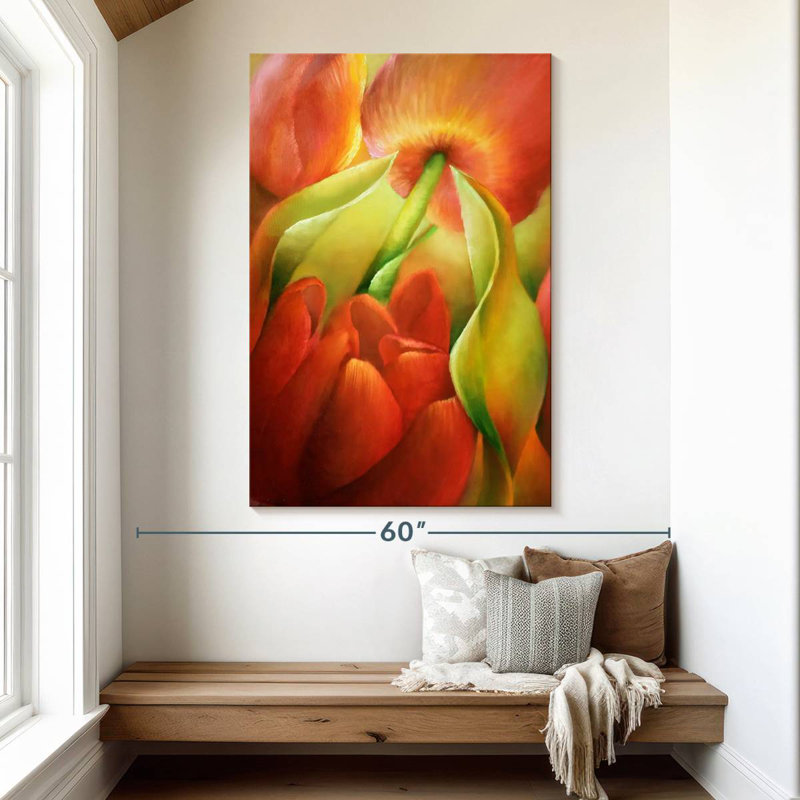 Harnek Spring Fire, 51" H x 34" W