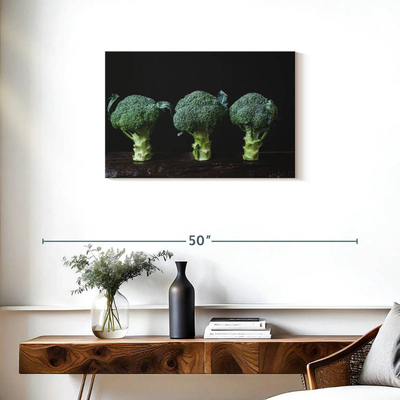 Yarlin Healthy Broccoli, 20" H x 30" W