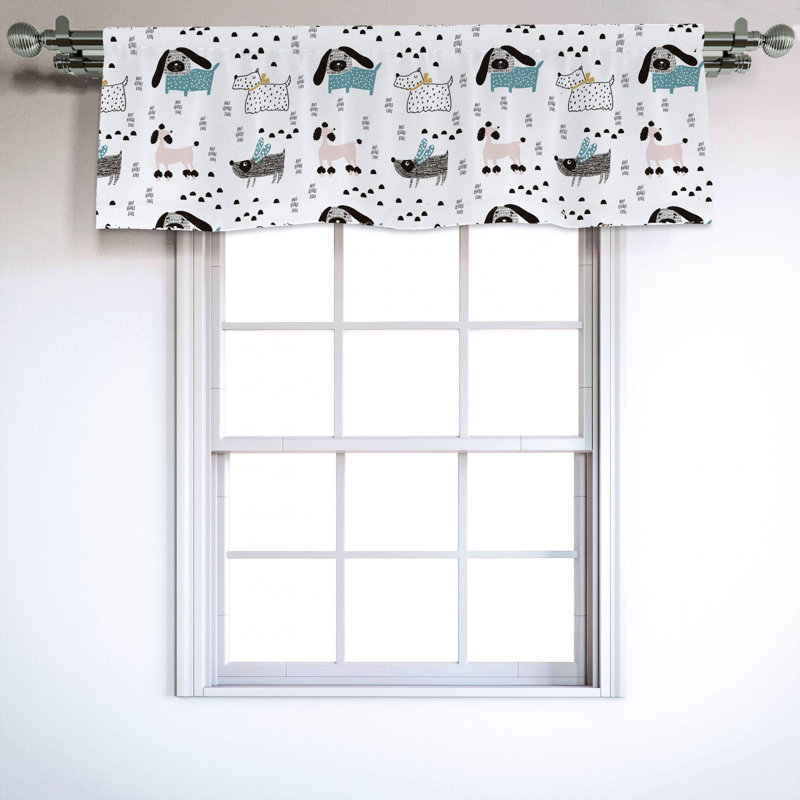 Sateen Ruffled Window Valance