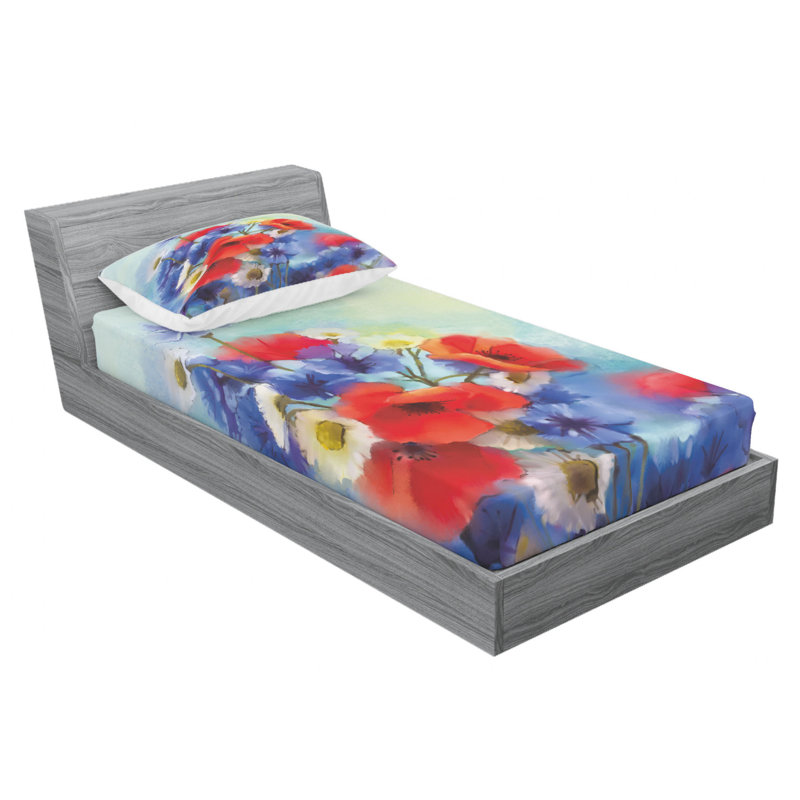Microfiber Floral, Twin Pillowcase