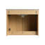 Meuble-lavabo simple 24 po avec lavabo supérieur en céramique, meuble-lavabo mural avec 2 portes à fermeture douce-800041368