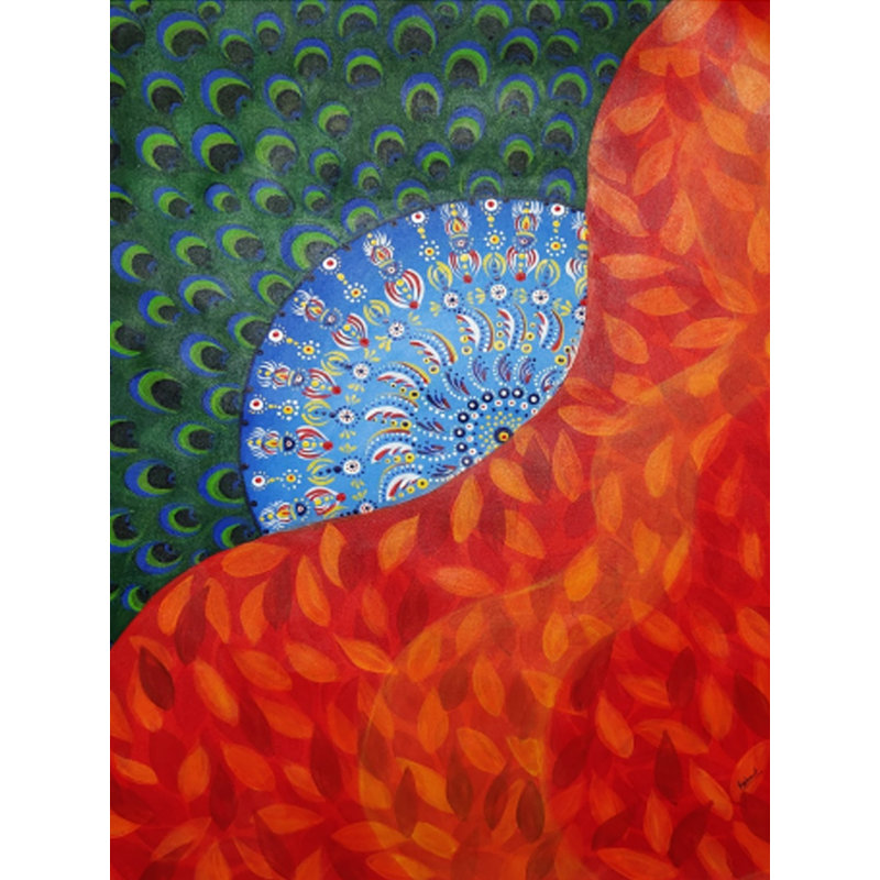 Voyage dans la nature | Acrylique sur toile | Par Rashmeet Kaur