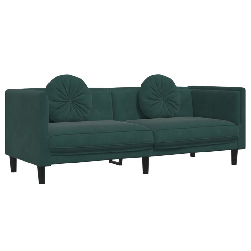 Canapé Muk Designs, Vert, H 27,6 po x l 76,2 po x P 30,3 po
