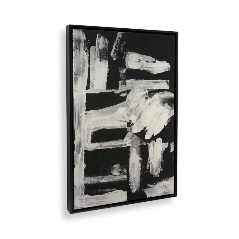 «Structural Dissonance I» par Melissa Wang, reproduction d'art sur toile, «Floater», reproduction encadrée sans passe-par