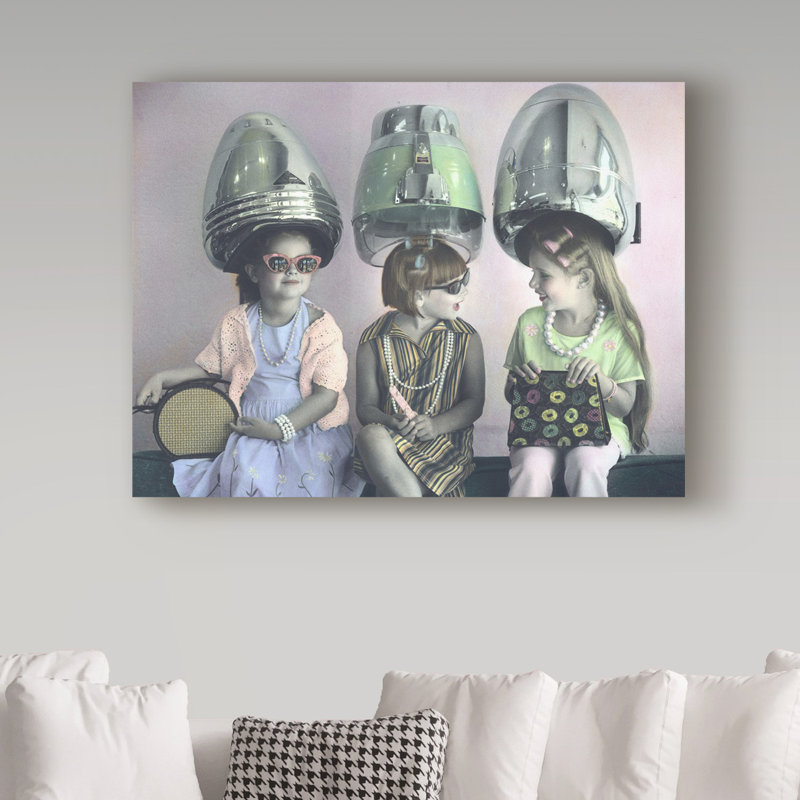 Girls Day Out Retro Canvas Art by Gail Goodwin