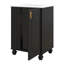 Meuble-lavabo 24 po avec lavabo, meuble-lavabo avec tablettes latérales ouvertes et armoire de rangement, porte à fermeture douce avec rangement à 2 niveaux-841583939