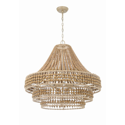 8 - Light Dimmable Tiered Chandelier