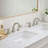 Widespread Bathroom Faucet 3 Hole, 2-Handle Bathroom Sink Faucet With Drain Assembly And Supply Lines-126230639