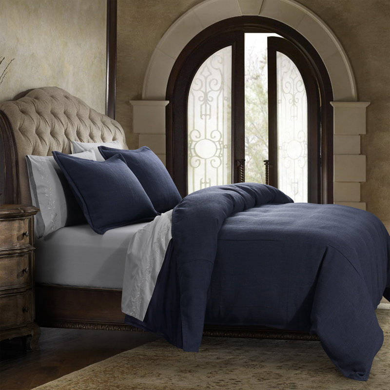 Ensemble de housse de couette Camden Nubby, Housse de couette très grand et 2 taies d'oreille