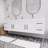 Tihanna 84'' Double Bathroom Vanity with Acrylic Top-343126771