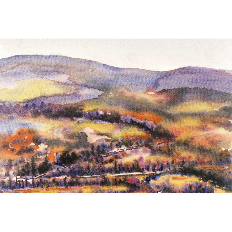 Beautiful Hills - Décor de toile encadrée bureau de paysages