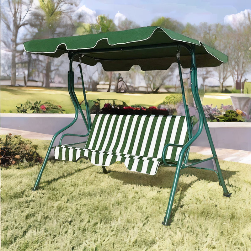 3 Person Porch Swing with Canopy