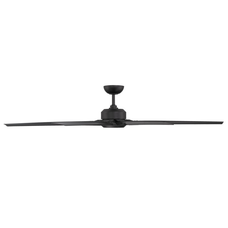 Roboto XL Indoor/Outdoor 8-Blade Smart Ceiling Fan 70" with 3000 LED Light Kit and Remote Control, Works With Alexa and iOS or Android App