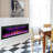 Schonbrunn Recessed Wall Mounted Electric Fireplace, Wide Screen & Ultra-Thin Frame-983887253