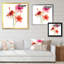 Red Hibiscus Flowers - reproduction de cadre photo sur toile-175226990-175226991