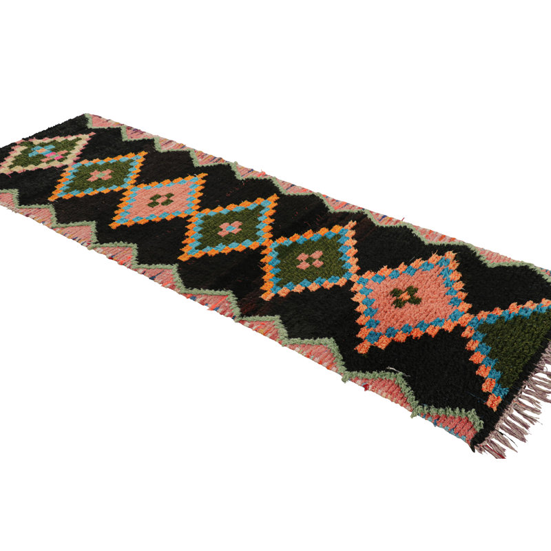 One-of-a-Kind 2'10”x8'8” Hand Knotted Area Rug