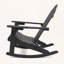 Chaise berçante Adirondack en bois d'acacia