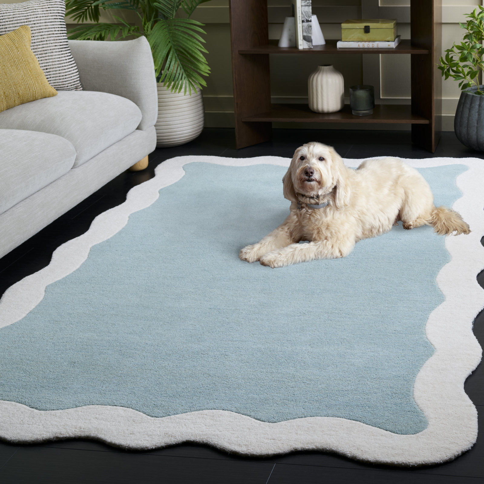 Hand-Tufted Wool Rug, Rectangle 5' x 8'