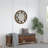 Ayse Solid Wood Round Mirror
