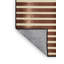 Tapis brun à rayures horizontales lavable à la machine-1744655131