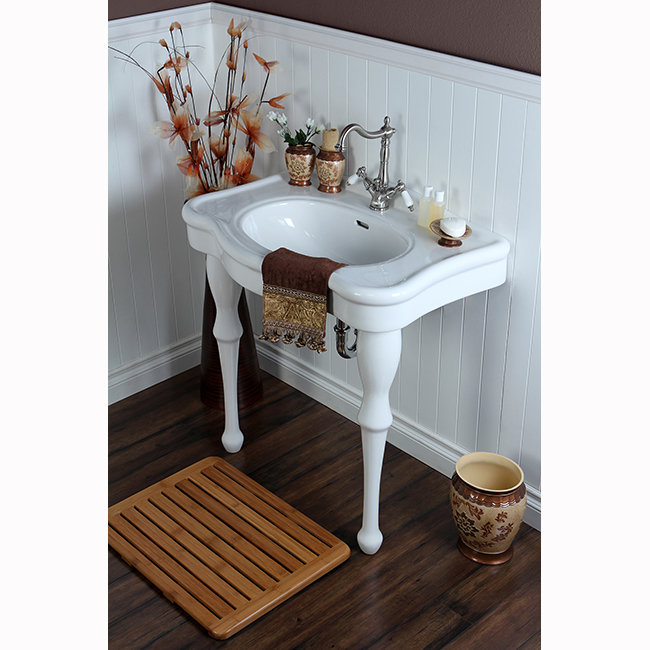 Kingston Brass Imperial 32-Inch Console Sink, Single Hole