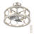 Hunter 22 inch Haven Fandelier Ceiling Fan with Light Kit and Handheld Remote-119236133-119236135