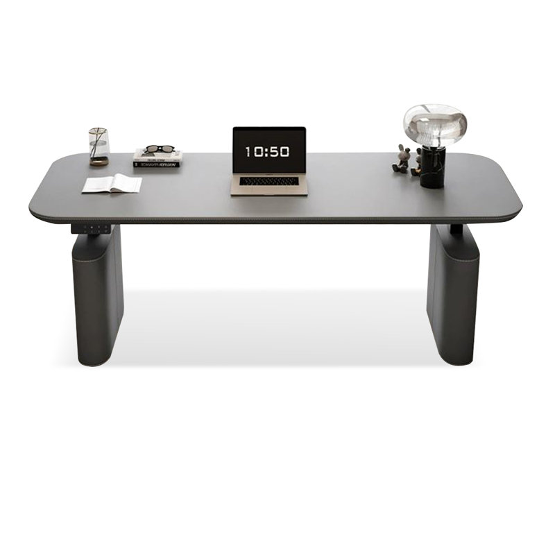 Rectangular Hight adjustable desk, Black, 51.18" H x 70.87" W x 27.56" D
